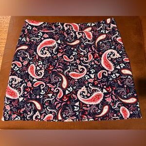 Talbots Paisley Skirt/ Lined Size 16